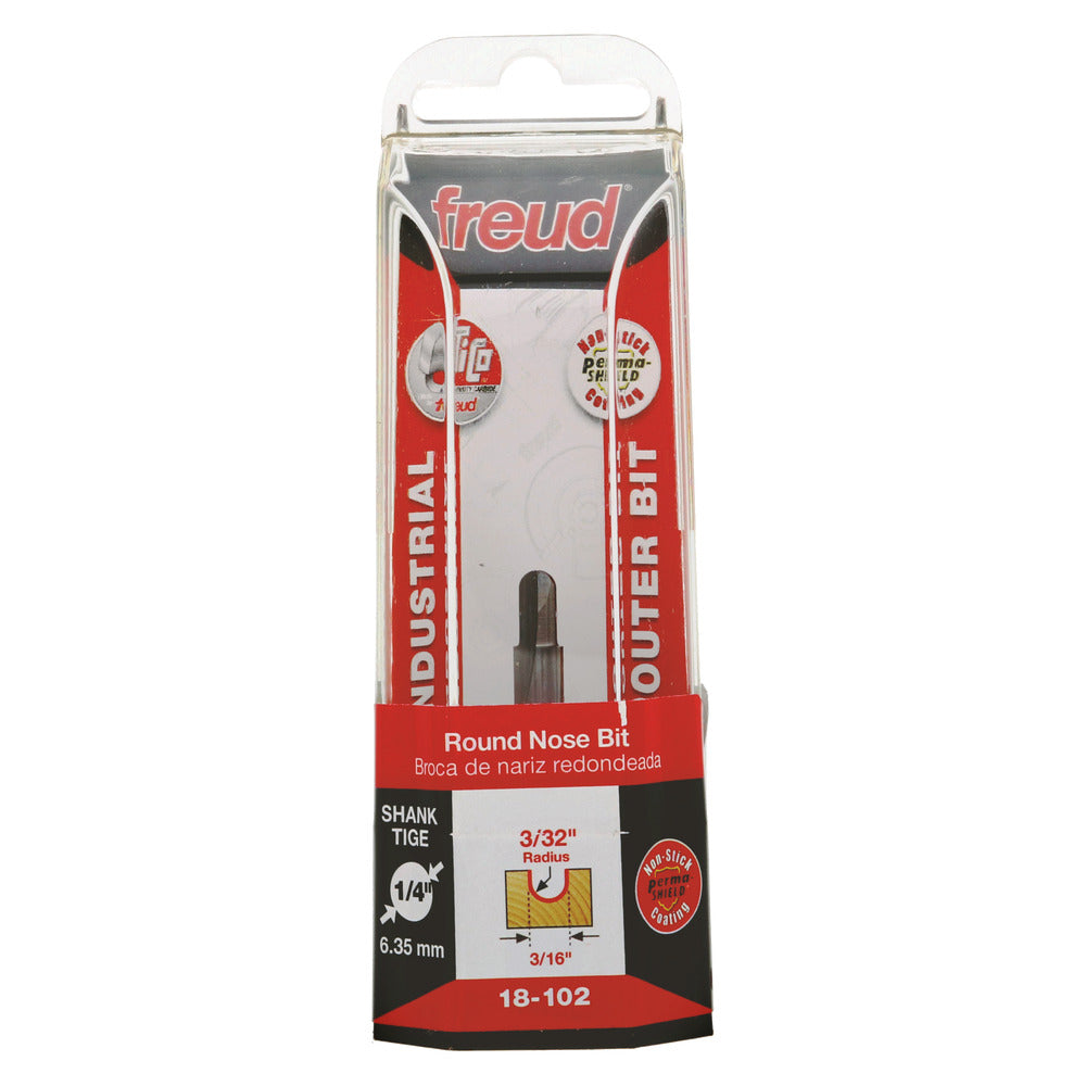 Freud Round Nose Bit 1/4