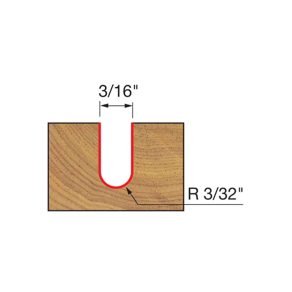Freud Round Nose Bit 1/4