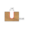 Freud Round Nose Bit 1/4" Shank x 1/8" Radius