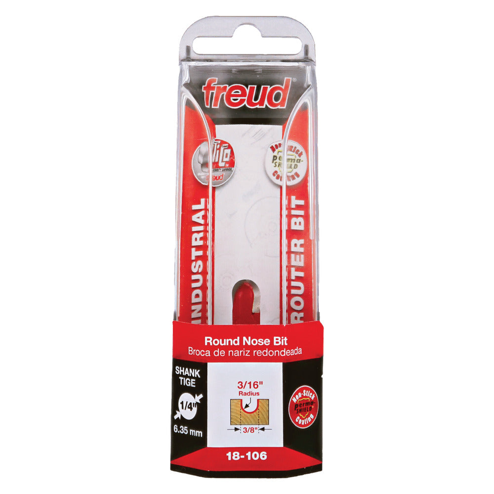 Freud Round Nose Bit 1/4