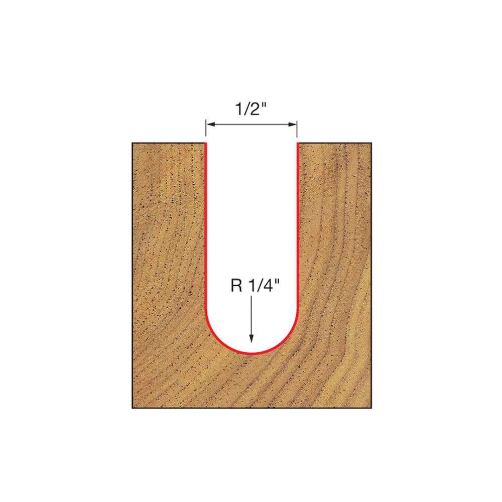 Freud Round Nose Bit 1/2
