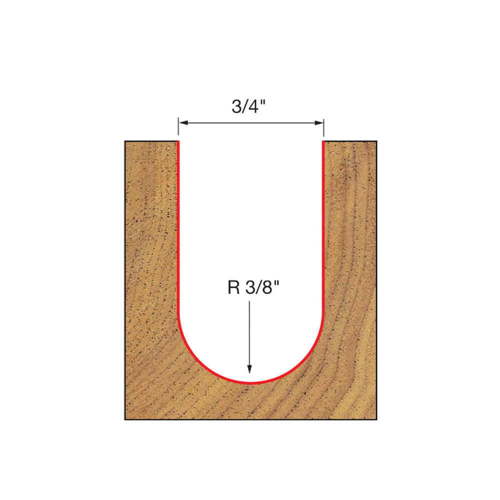 Freud Round Nose Bit 1/2