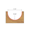Freud Round Nose Bit 1/2" Shank x 5/8" Radius