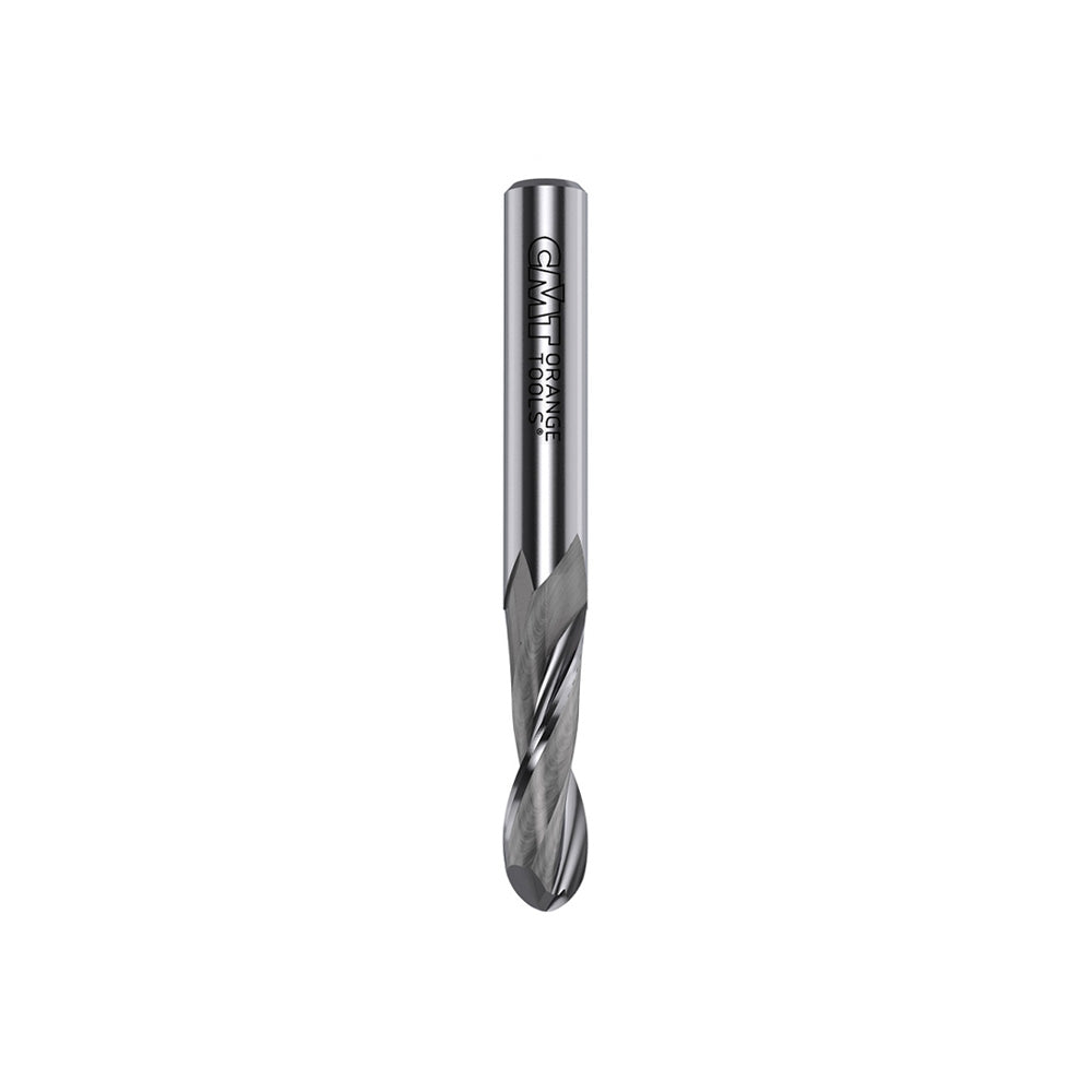CMT 2 Flute Upcut Round Nose Router Bit 1/4