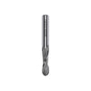CMT 2 Flute Upcut Round Nose Router Bit 1/4" SH, 1/8" D, 1/2" CL