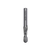 CMT 2 Flute Upcut Round Nose Router Bit 1/4" SH, 1/4" D, 1" CL