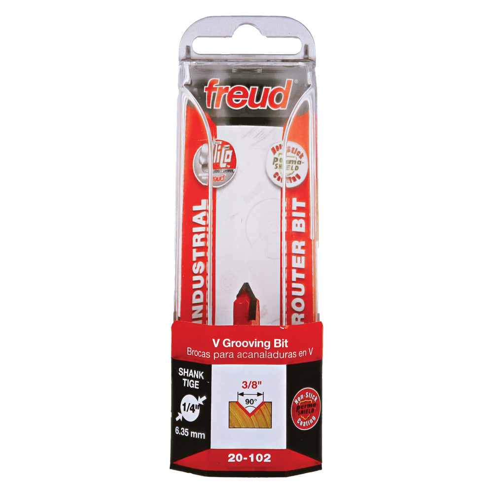 Freud 90° V Grooving Bit 1/4