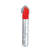 Freud 90° V Grooving Bit 1/4" SH, 3/8" D, 5/16" CL