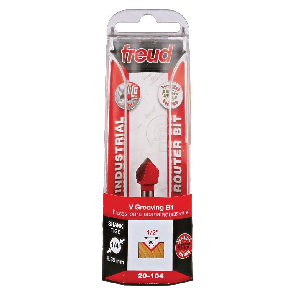 Freud 90° V Grooving Bit 1/4