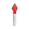 Freud 60° V Grooving Bit 1/4" SH, 1/2" D, 1/2" CL