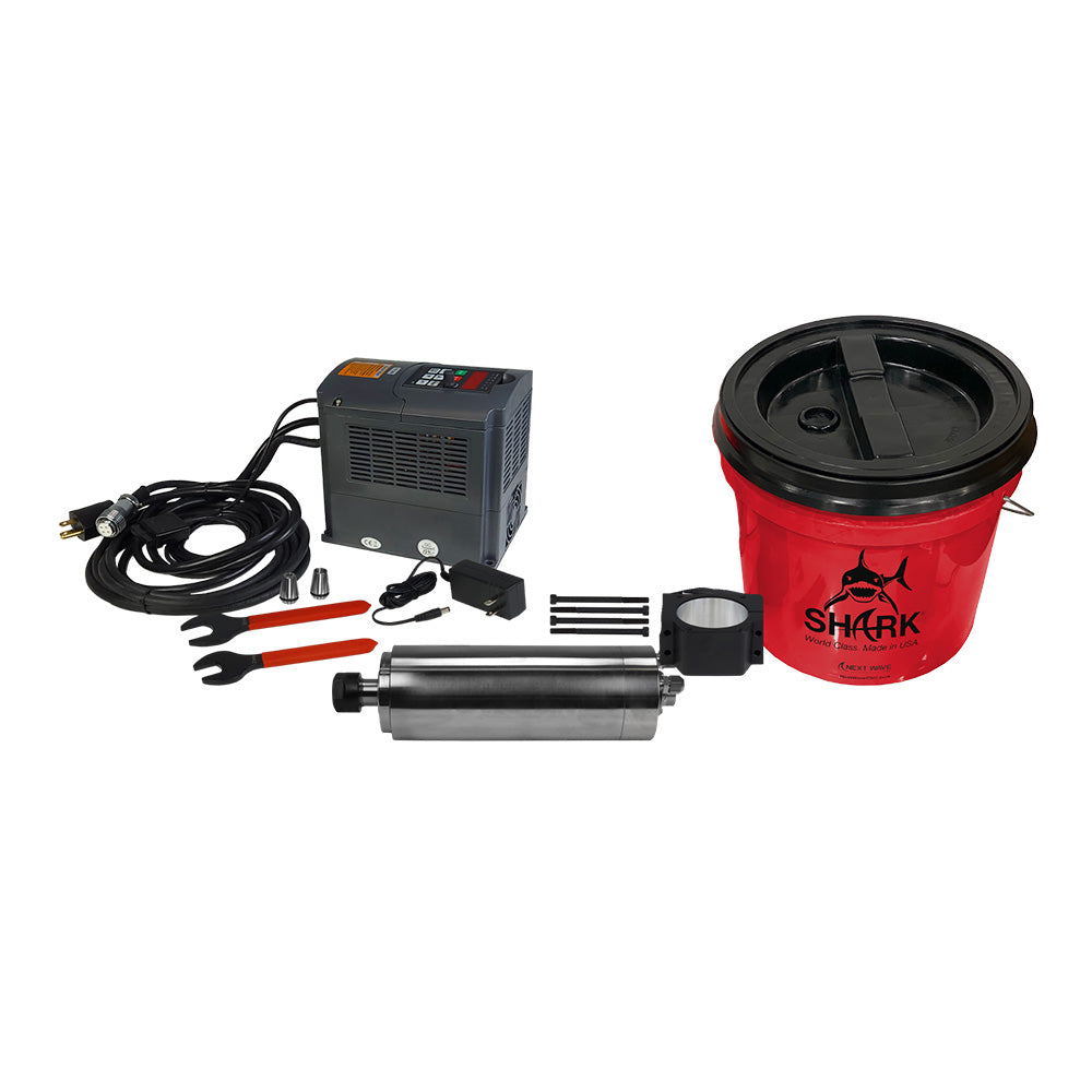 Next Wave CNC Shark 3hp Water-Cooled Spindle System