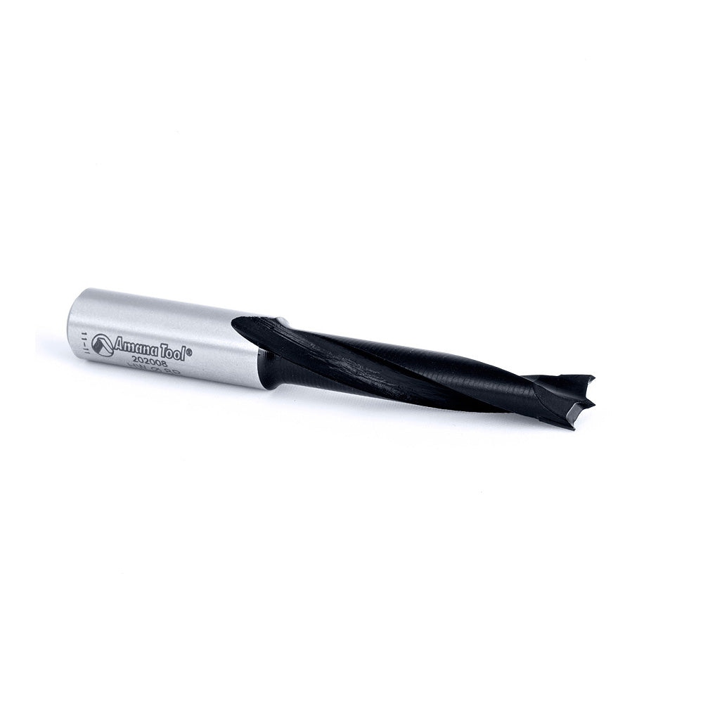 Amana Brad Point Boring Bit R/H 10mm SH, 8mm D, 44mm CL*