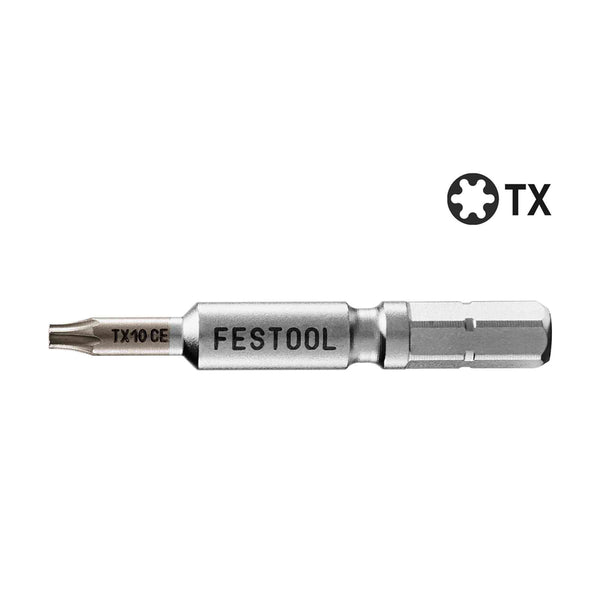 Festool #10 Torx 2" Centrotec Driver Bits (2 Pack)