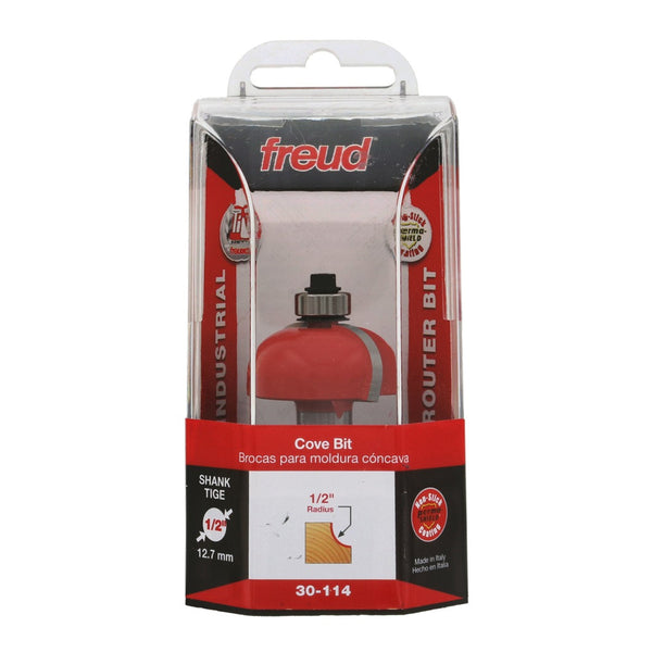 Freud Cove Bit 1/2" SH, 1-1/2" D, 5/8" CL