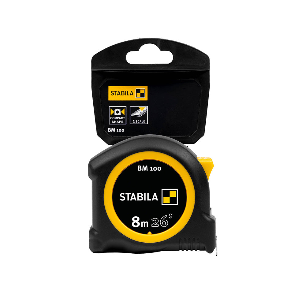 Stabila BM 100 Pocket Tape Measures (mm/inch)