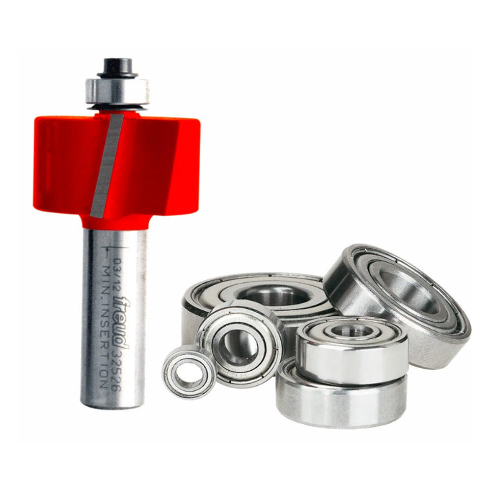 Freud Rabbeting Bit with Bearings 1/2