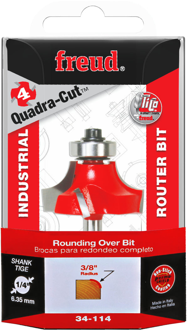 Freud Rounding Over Bit 1/4" Shank x 3/8" Radius