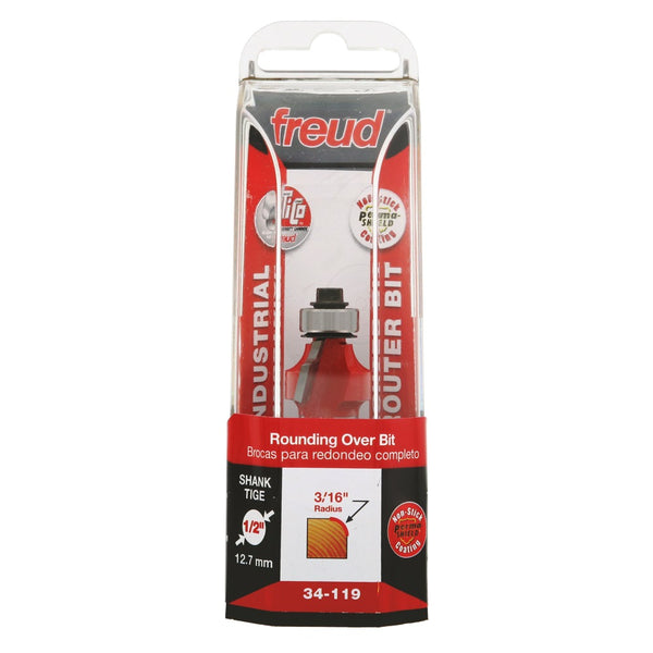 Freud Rounding Over Bit 1/2" Shank x 3/16" Radius