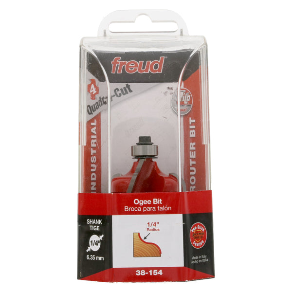 Freud Ogee Bit 1/4" Shank x 1/4" Radius