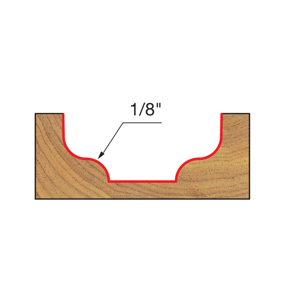 Freud Ogee Groove Bit 1/4
