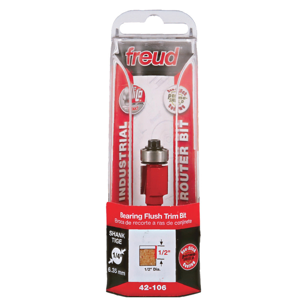 Freud Bearing Flush Trim Bit 1/4