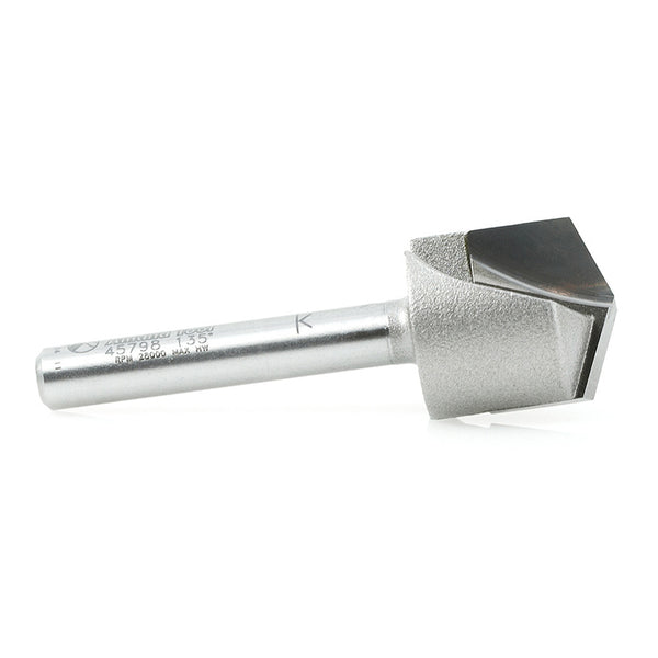 Amana 135° Double Edge Folding V-Groove Router Bit