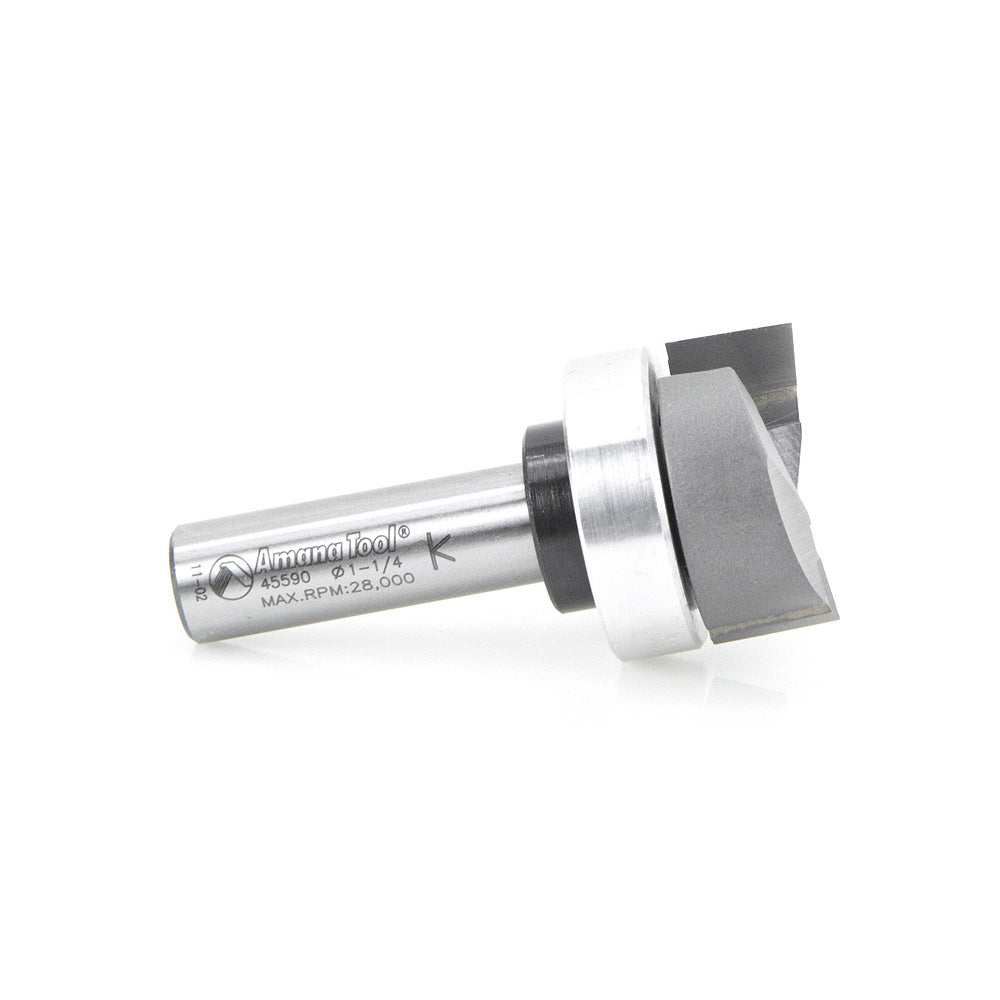 Amana Carbide Tipped Mortising Bit with Upper BB 1/2