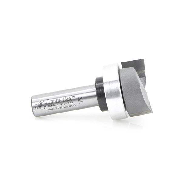 Amana Carbide Tipped Mortising Bit with Upper BB 1/2" SH, 1-1/4" D, 1/2" CL*