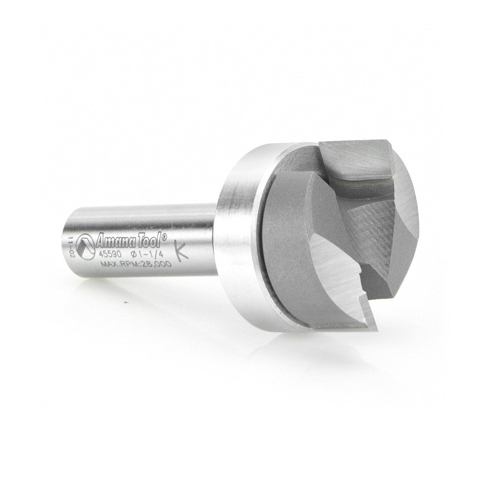 Amana Carbide Tipped Mortising Bit with Upper BB 1/2