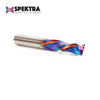 Amana Spektra™ Coated Compression Spiral CNC Router Bit 3/8" SH, 3/8" D, 1-1/4" CL*