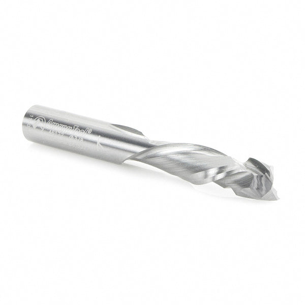 Amana Compression Spiral CNC Router Bit 3/8" SH, 3/8" D, 1-1/4" CL