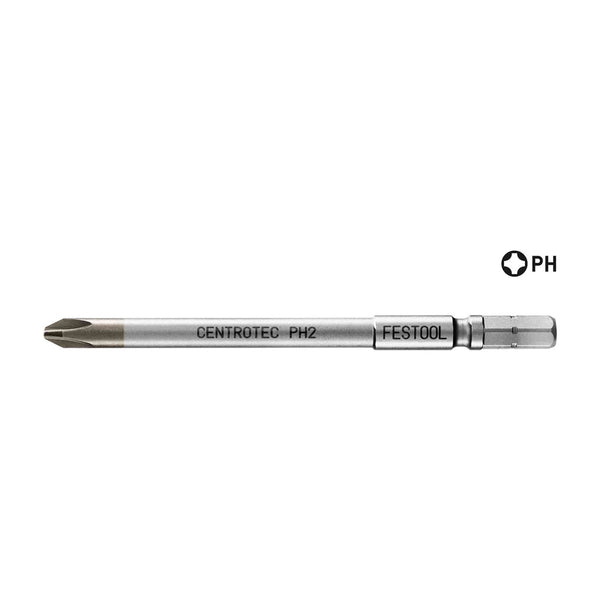Festool #2 Phillips 4" Centrotec Driver Bits (2 Pack)