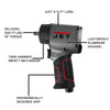 JET JAT-106 3/8" Compact Pneumatic Impact Wrench