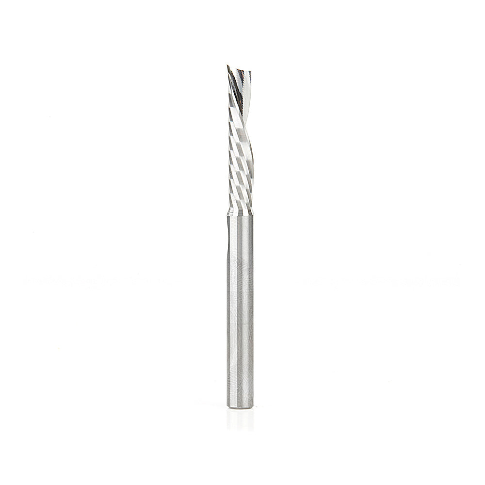 Amana Solid Carbide CNC Spiral 'O' Flute, Aluminum Downcut 1/4