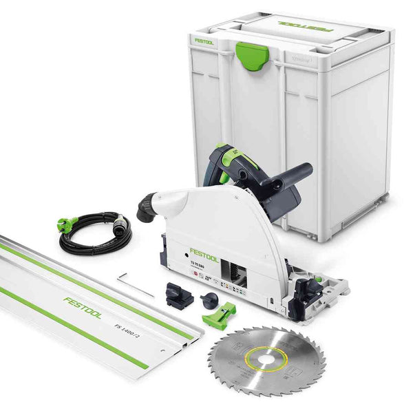 Festool Plunge Cut Track Saw TS 75 EQ Set (With 75" Guide Rail)