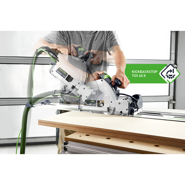 Festool Plunge-Cut Saw with Scoring Function TSV 60 KEB-F-Plus (Guide Rail Not Included)