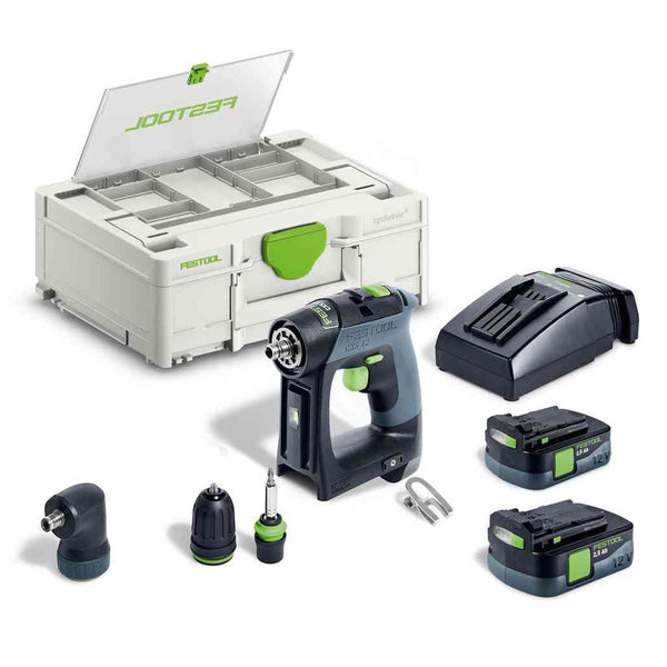 Festool Cordless Drill CXS 12 2.5-Set