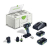 Festool Cordless Drill TXS 18 HPC 4.0 I-Set