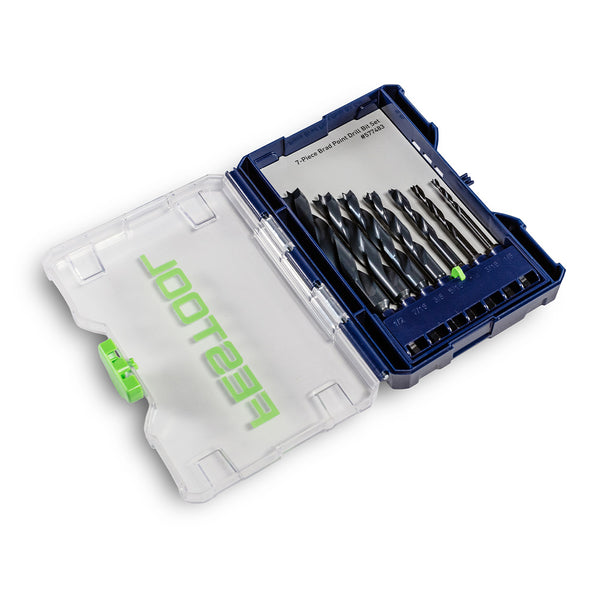 Festool Brad Point Drill Bit Set BKS D 1/8''-1/2'' CE/W/7