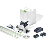 Festool Cordless Track Saw TSC 55 K Set (With 55" Guide Rail)
