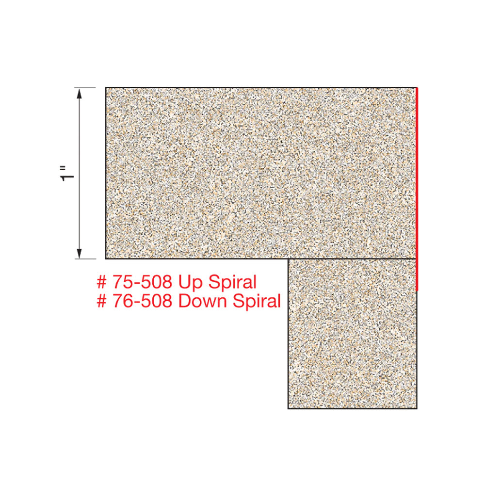 Freud Flush Trim Upcut Spiral Bit 1/2