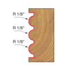 Freud Triple Beading & Fluting Bit 1/2" SH, 7/8" D, 1-5/64"
