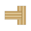CMT 3-Piece Undersized Plywood Router Bit Set 1/2" Shank