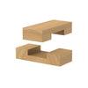 CMT 2 Flute Straight Router Bit 1/4" SH, 1/4" D, 1" CL