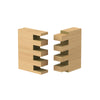 CMT 2 Flute Straight Router Bit 1/4" SH, 1/4" D, 1" CL