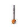 CMT 2 Flute Round Nose Router Bit 1/4" SH, 1/2" D, 3/8" CL
