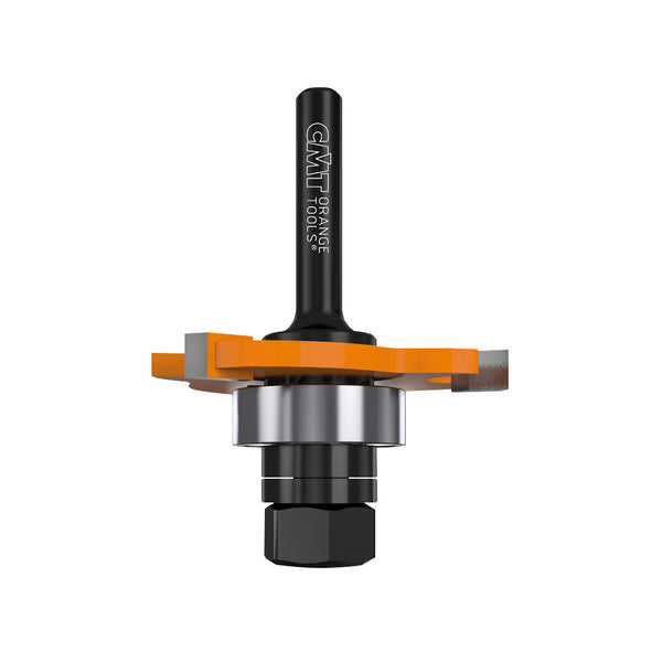 CMT 1/2" Cutting Depth 3 Wing Slot Cutters 1/2" Shank x 1-7/8" Diameter