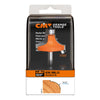 CMT 2 Flute Round Over Router Bit 1/4" Shank x 1/2" Radius