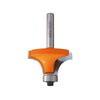 CMT 2 Flute Round Over Router Bit 1/4" Shank x 1/2" Radius