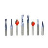 Freud 8-Piece CNC Router Bit General Purpose Set (1/4" Shank)